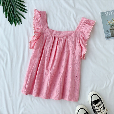 Maieu de damă cu decolteu pătrat în patru culori