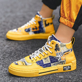 Tenisi de barbati actuali in trei culori cu aplicare