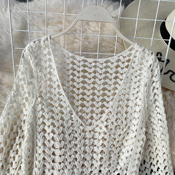 Bluza de dama tricotata in doua culori