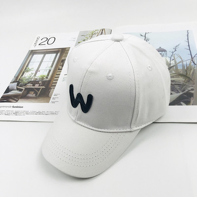 Palarie casual pentru copii cu vizor si broderie in mai multe culori