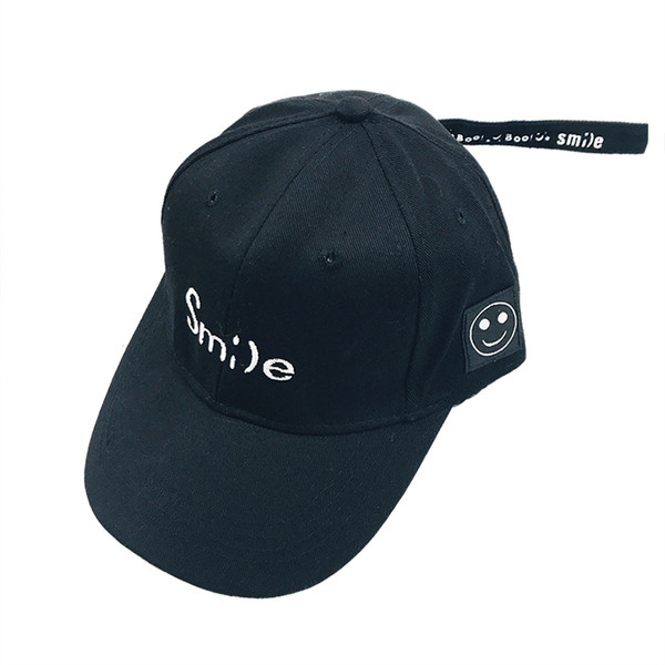 Palarie casual pentru copii cu vizor si broderie in mai multe culori