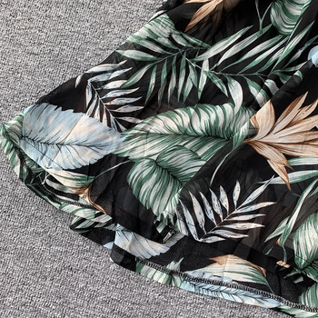 Rochie moderna de dama lunga cu model floral