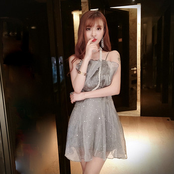 Rochie eleganta de dama cu bretele subtiri