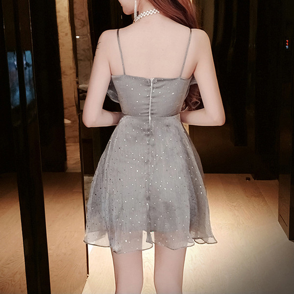 Rochie eleganta de dama cu bretele subtiri