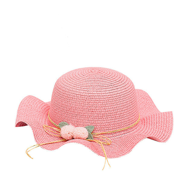 Palarie de plaja pentru copii cu element 3D in mai multe culori