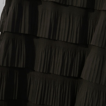 Rochie moderna de dama cu cravate in negru