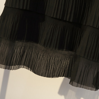 Rochie moderna de dama cu cravate in negru