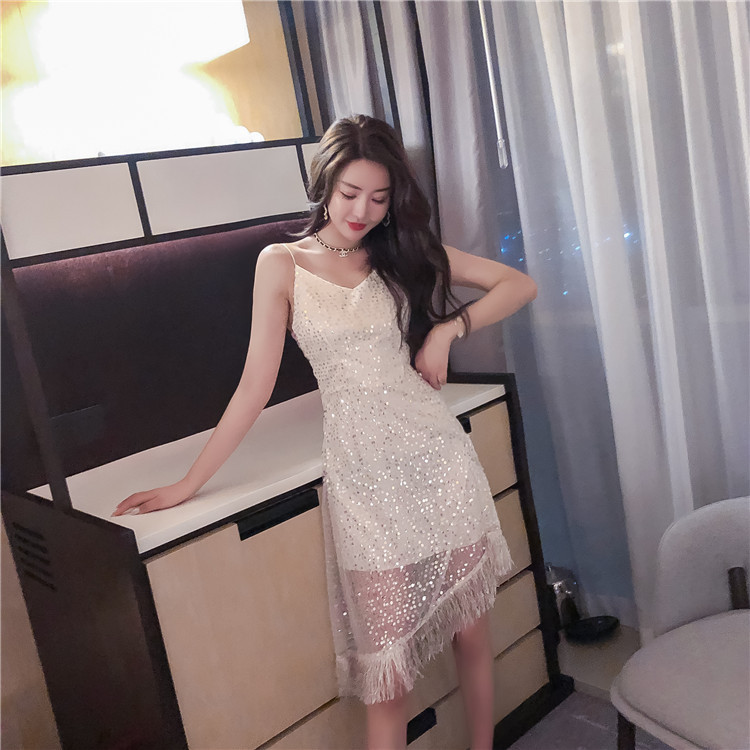 Rochie eleganta de dama in doua culori cu bretele subtiri