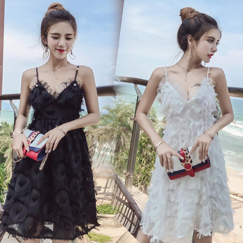 Rochie elegantă de damă în trei culori