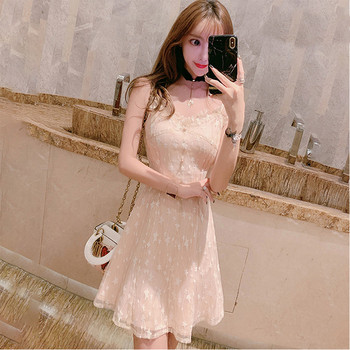 Rochie de dama moderna - model croiat in culoare deschisa