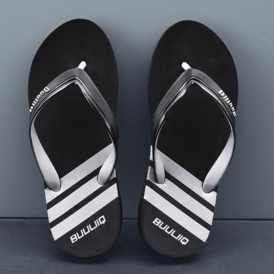 Мъжки ежедневни чехли с надпис-в три цвята