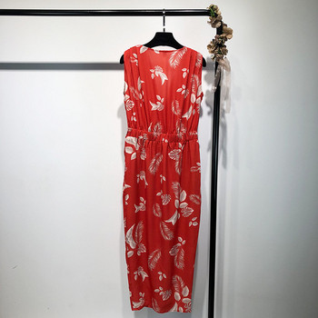 Rochie cu decolteu în V adânc și talie elastică