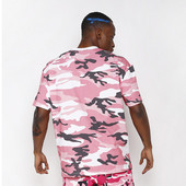 Tricou casual pentru bărbați de camuflaj în trei culori