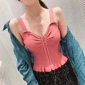 Maieu casual dama in patru culori cu fermoar