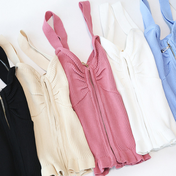 Maieu casual dama in patru culori cu fermoar