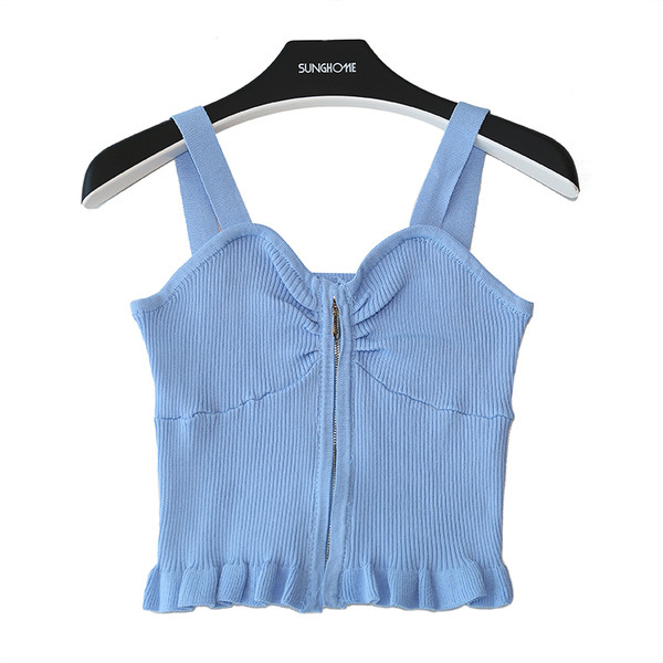 Maieu casual dama in patru culori cu fermoar