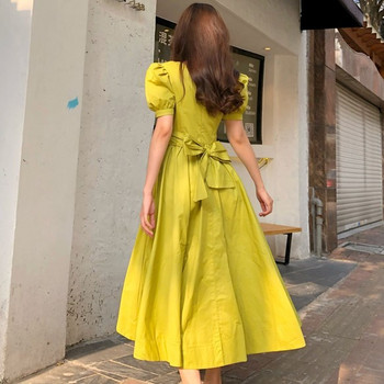 Rochie lunga de dama eleganta in patru culori