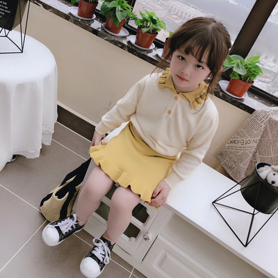 Set modern pentru copii pentru fete in roz si galben