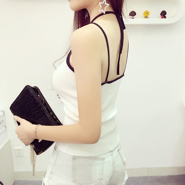 Maieu modern de damă în alb și negru