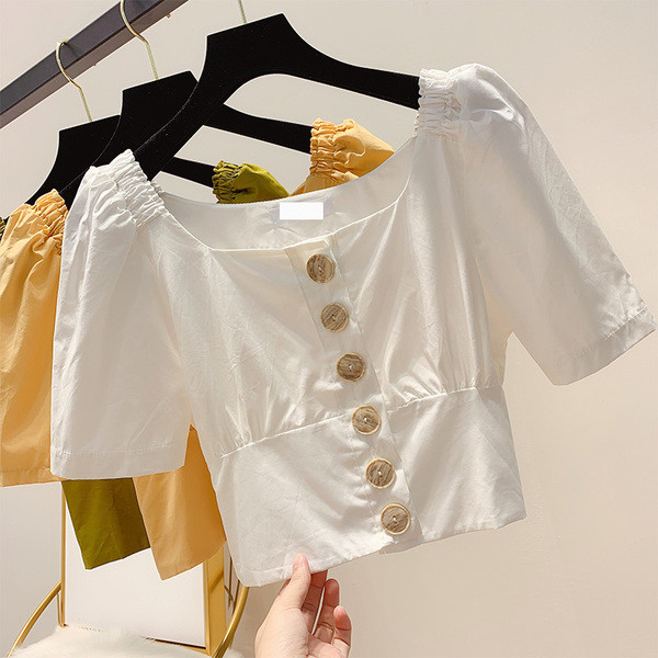 Bluza de dama cu nasturi in trei culori