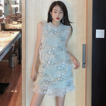 Rochie de dama actuala in trei culori cu decolteu O