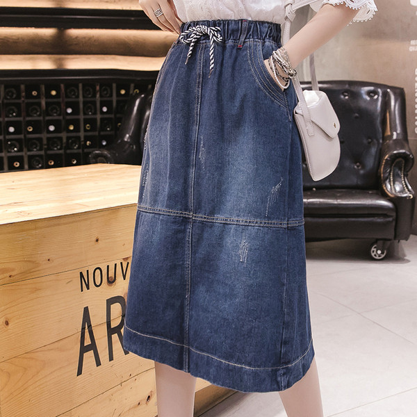 Fusta de dama moderna cu cravate - in doua culori