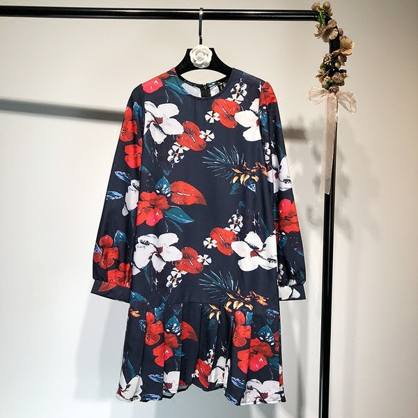 Rochie de dama cu decolteu oval si maneci lungi in doua culori