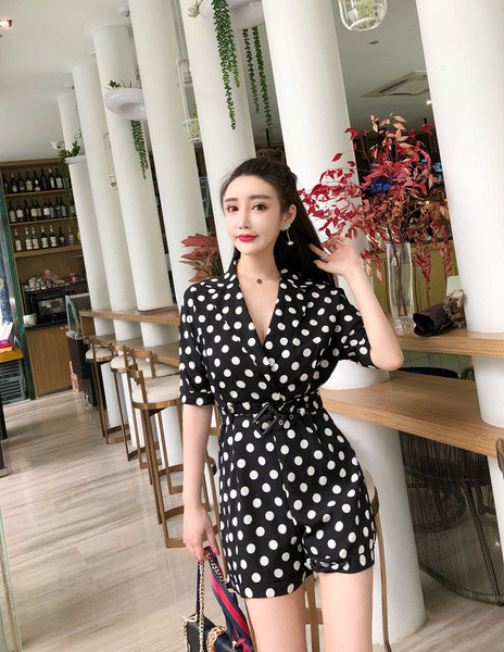 Salopeta de dama cu maneca scurta