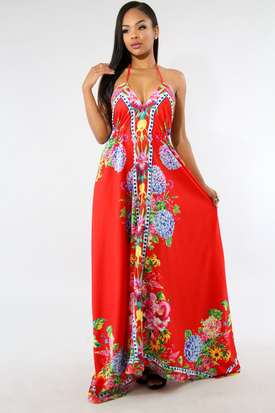 Rochie lunga de dama cu bretele subtiri in trei culori