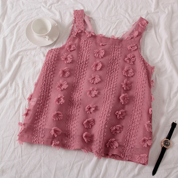 Maieu modern de damă cu element 3D în culoarea roz