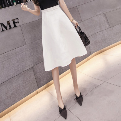 Fusta de dama moderna in doua culori - model croiat