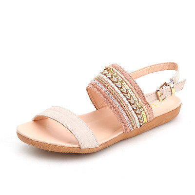 Sandale de dama cu catarama in patru culori