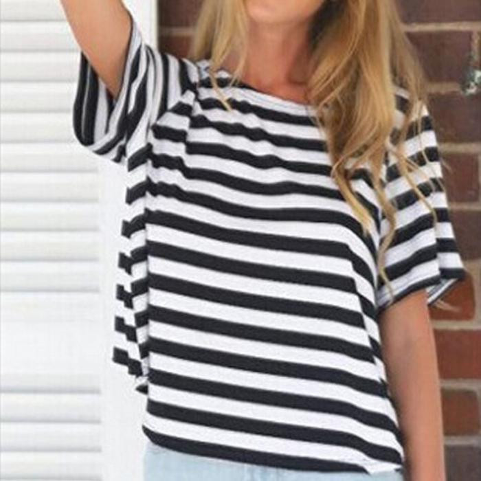 Tricou de damă modern cu mâneci scurte și spate gol