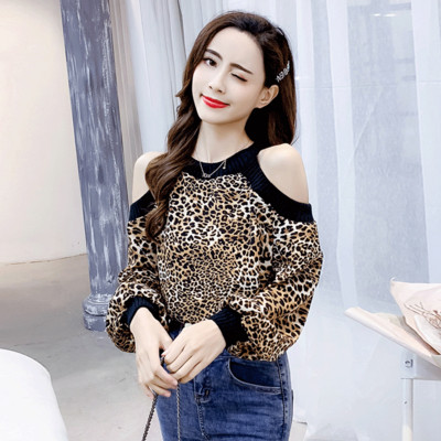 Bluza de dama actuala in trei culori cu animal print