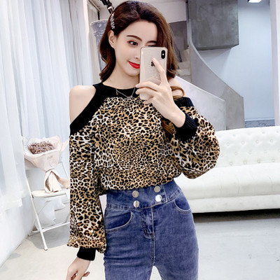 Bluza de dama actuala in trei culori cu animal print