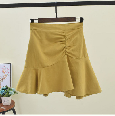 Дамска ежедневна пола в черен,бял и бежов цвят 