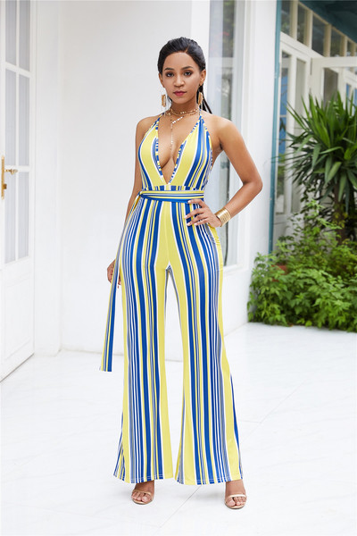 Salopeta de dama cu decolteu in V in doua culori