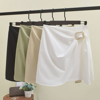 Fusta dama cu element metalic in mai multe culori