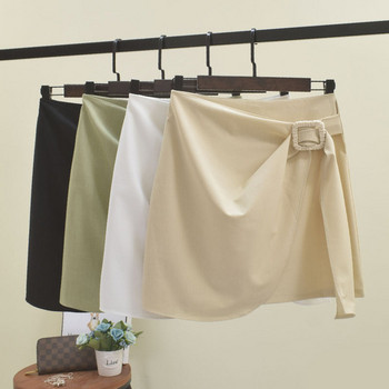 Fusta dama cu element metalic in mai multe culori