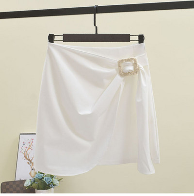 Fusta dama cu element metalic in mai multe culori