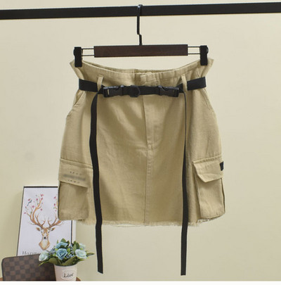 Fusta dama sport-casual cu curea in mai multe culori