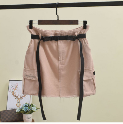 Fusta dama sport-casual cu curea in mai multe culori