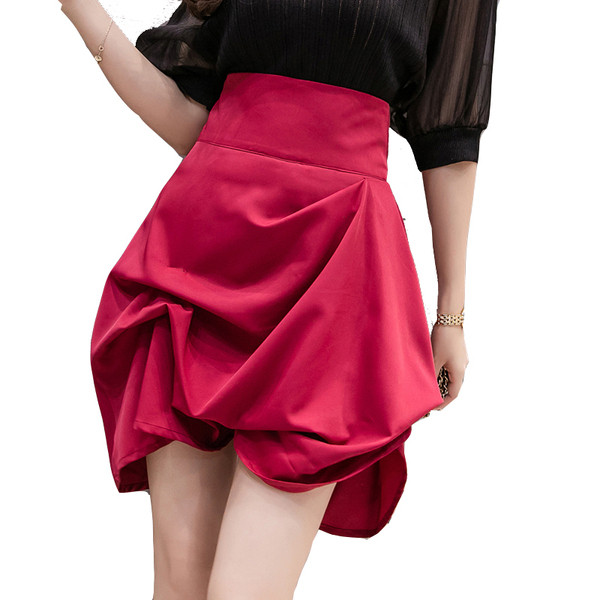 Fusta de dama moderna in model croiat in trei culori