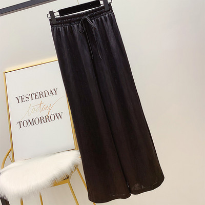 Дамски панталон с  висока талия в четири цвята