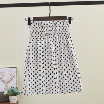 Fusta casual dama cu puncte in doua culori