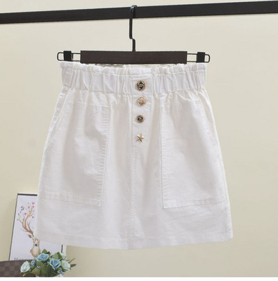 Fusta casual dama cu talie elastica in mai multe culori