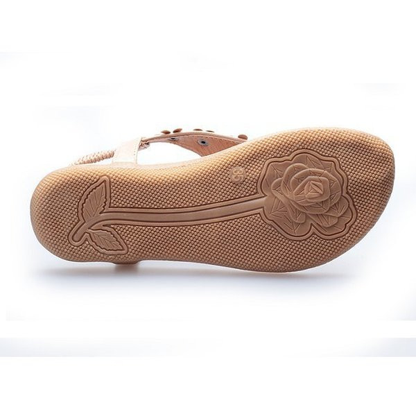 Sandale casual dama cu element 3D in doua culori