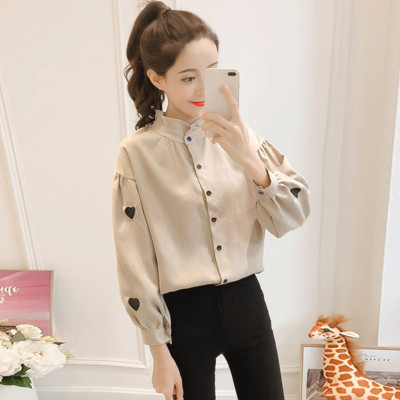 Cămașă modernă de damă în trei culori cu mâneci lungi