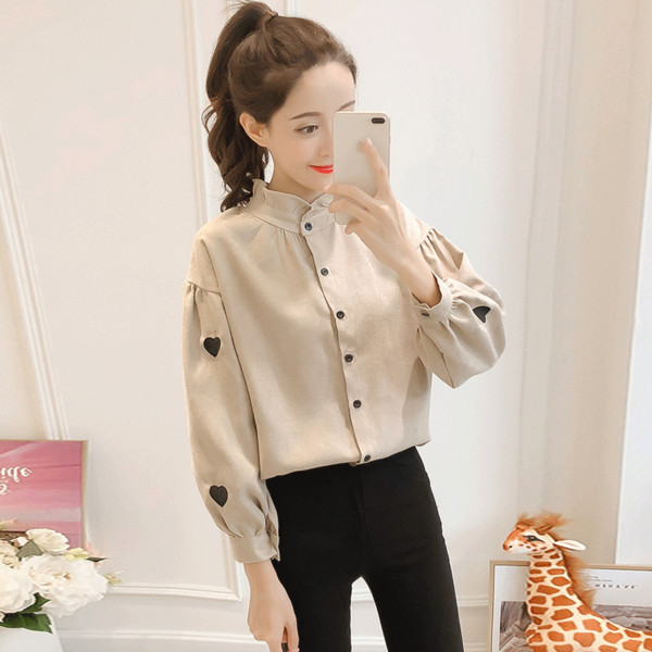 Cămașă modernă de damă în trei culori cu mâneci lungi