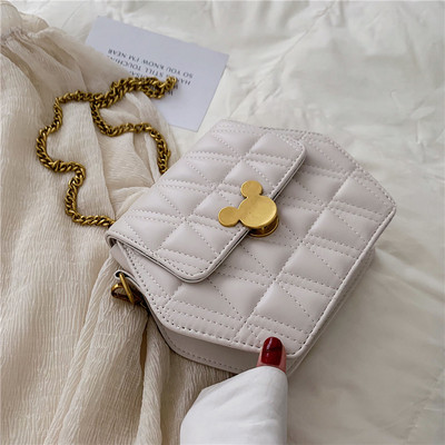 Geanta de dama moderna cu inchidere metalica in mai multe culori